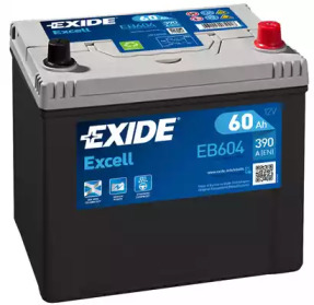 Аккумулятор 60Ач Excell EXIDE EB604